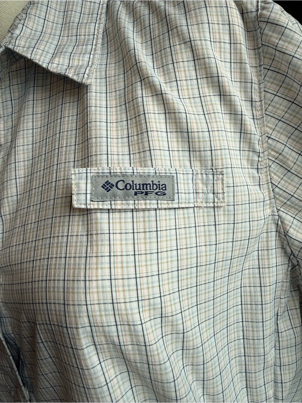 Columbia PFG Women’s Plaid Short Sleeve Snap-Front Shirt Size Large
